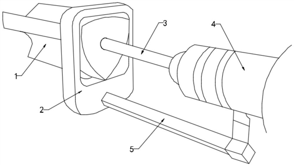 Small square hole electric drill