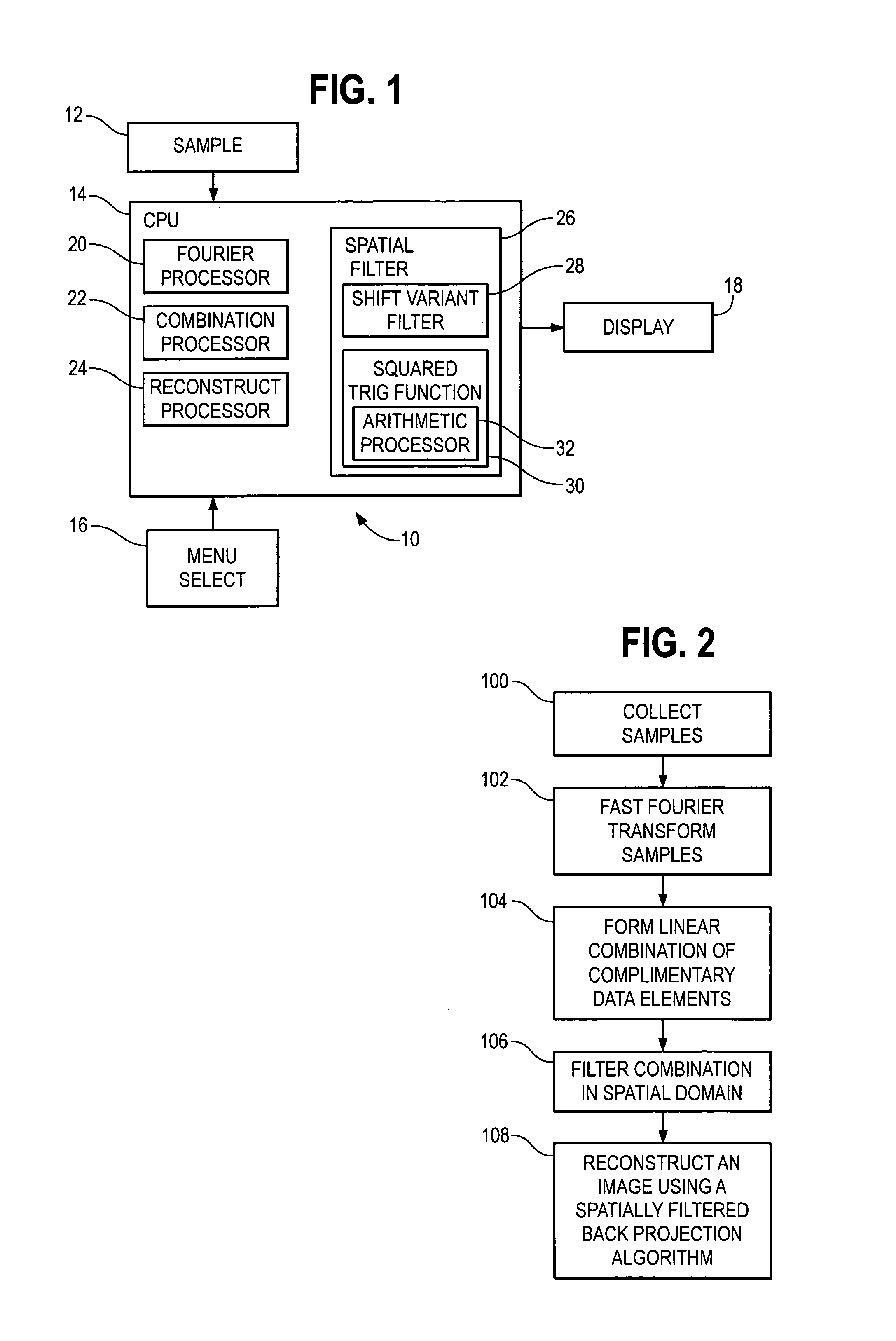 Algorithm for image reconstruction and image noise analysis in computed tomography