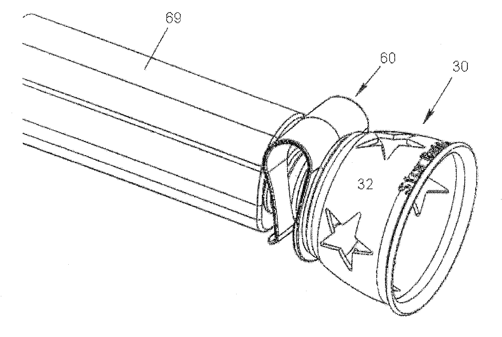 Golf ball retrieval adapter