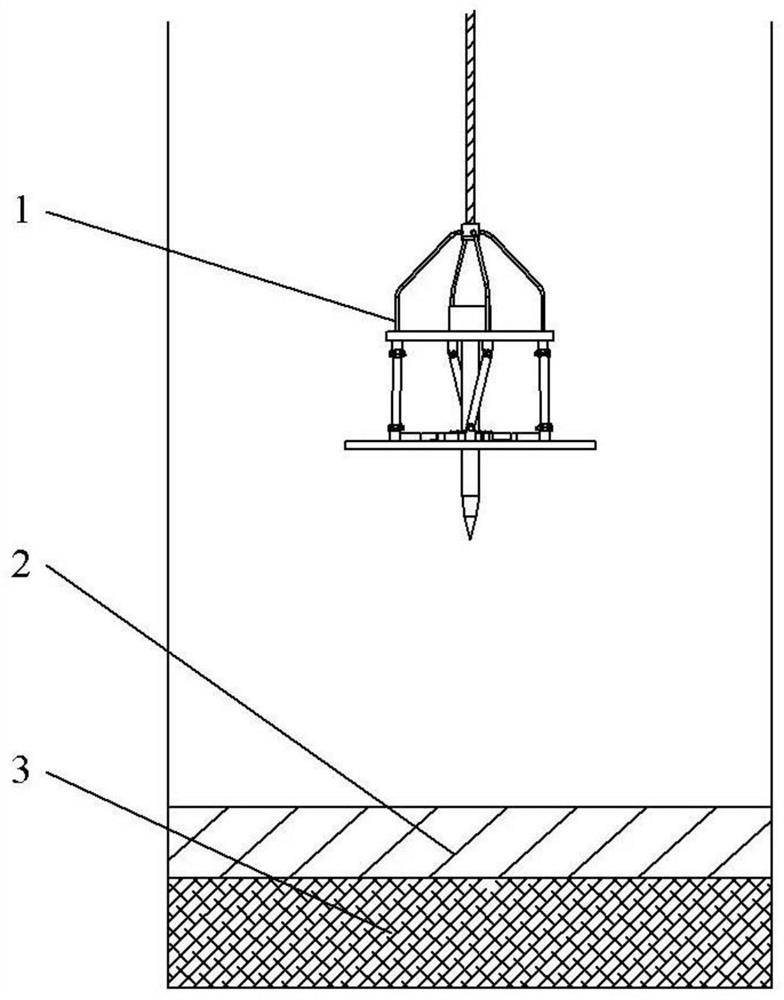 A survey device for foundation construction