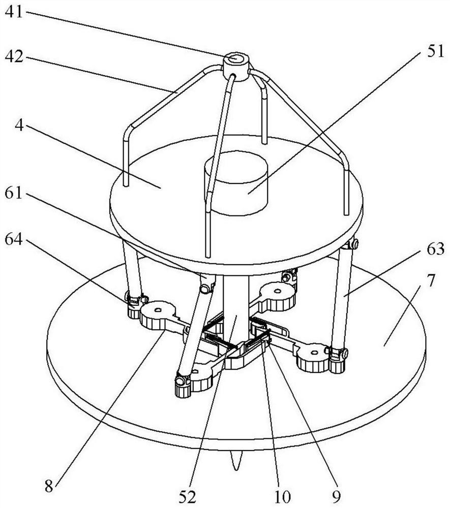 A survey device for foundation construction