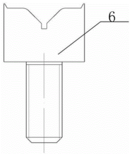 Titanium alloy stress relaxation test device and method based on V-type hot bending