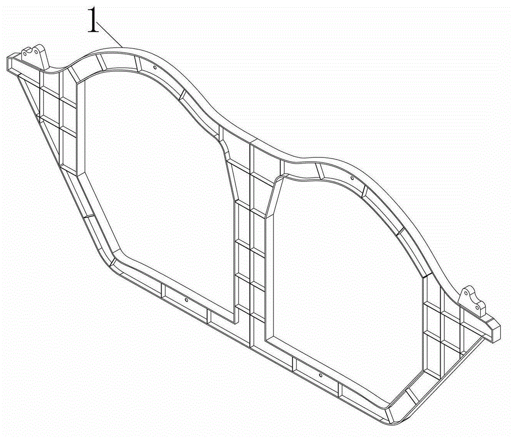 Airplane frame part assembly stress detection and control method