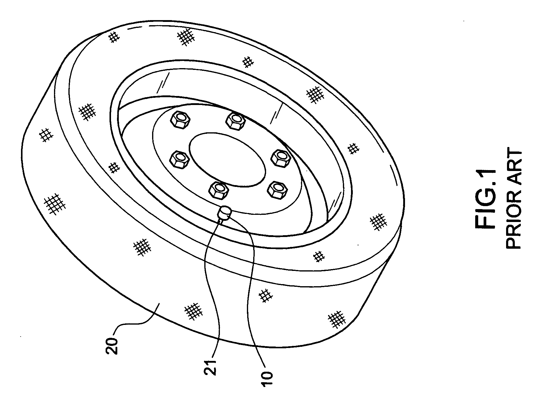 Connecting assembly for a wireless tire pressure monitoring apparatus