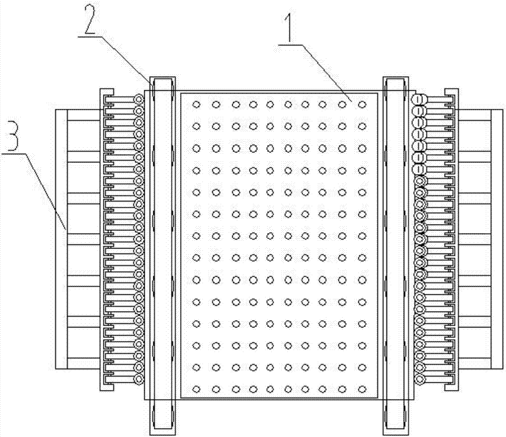 Aligning device and method for glass processing