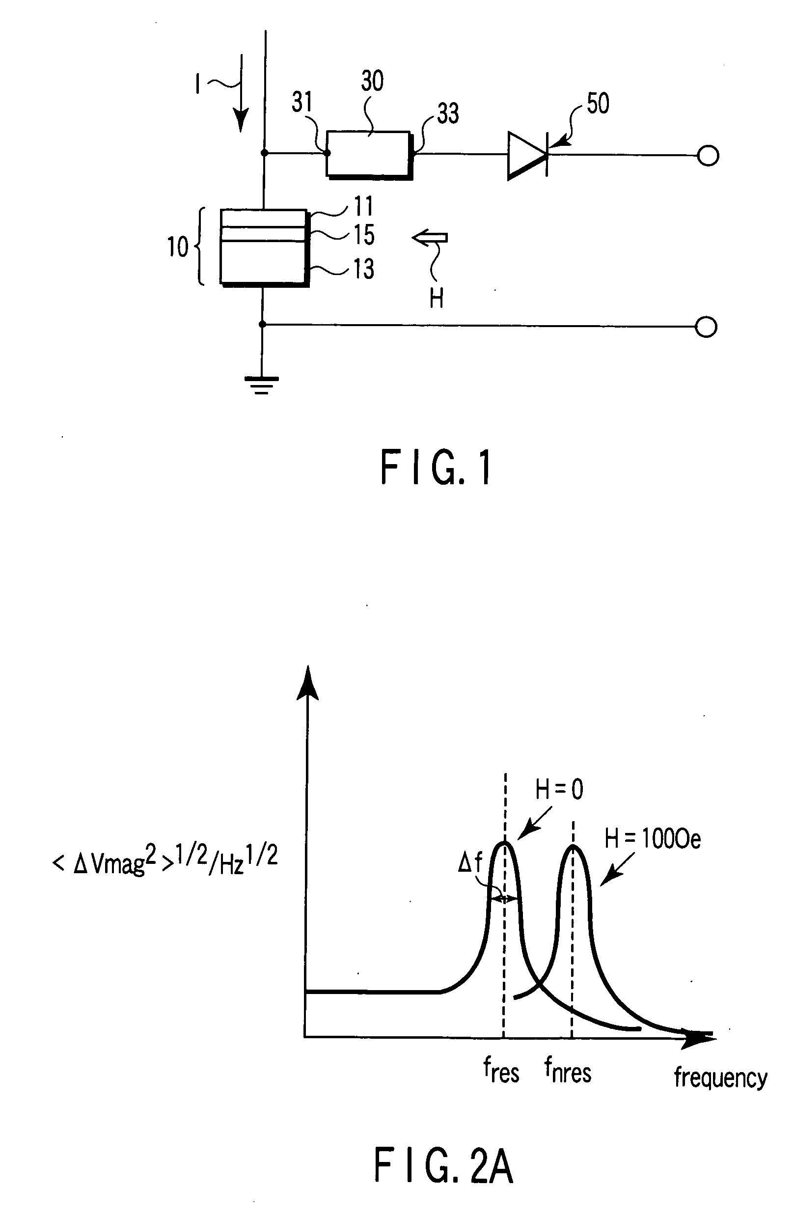 Magnetic sensor, magnetic field sensing method, semagnetic recording head, and magnetic memory device