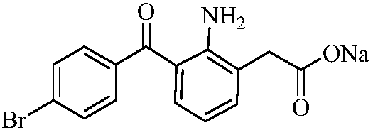 A kind of preparation method of bromfenac sodium