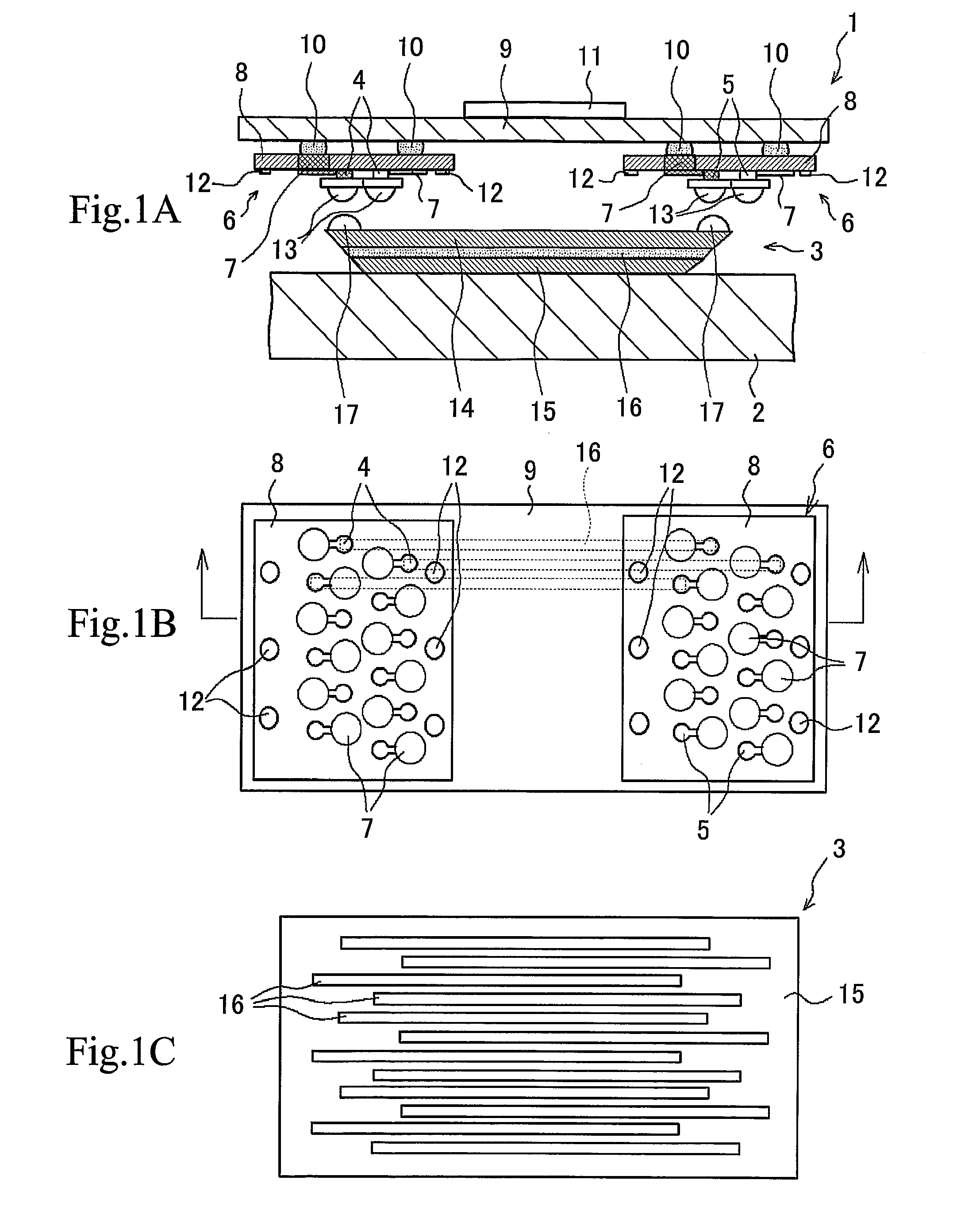 Photo-Electric Conversion Element Array, Integrated Apparatus Of The Same, Mounted Structures Of Them, And Optical Information Processing Apparatus