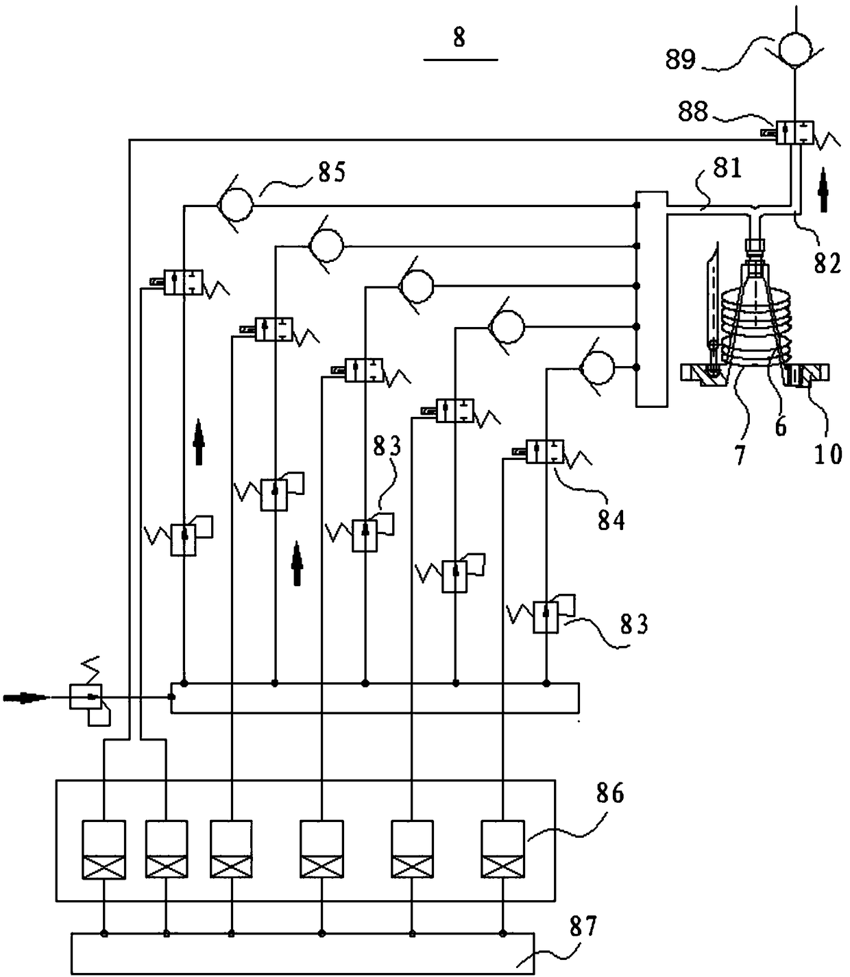 High-pressure hub casting mold and casting method thereof