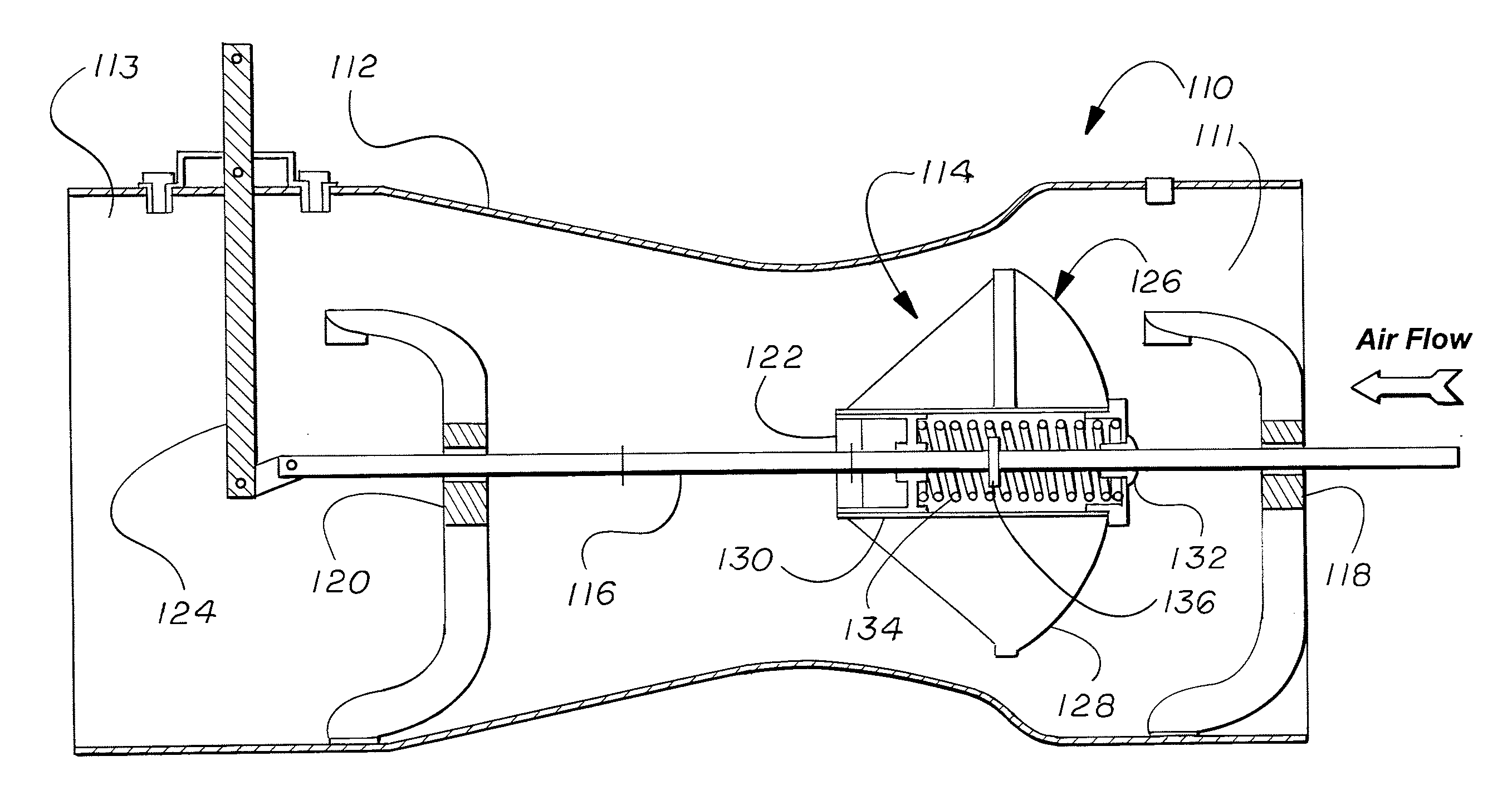 Venturi Valve with Hard Stop