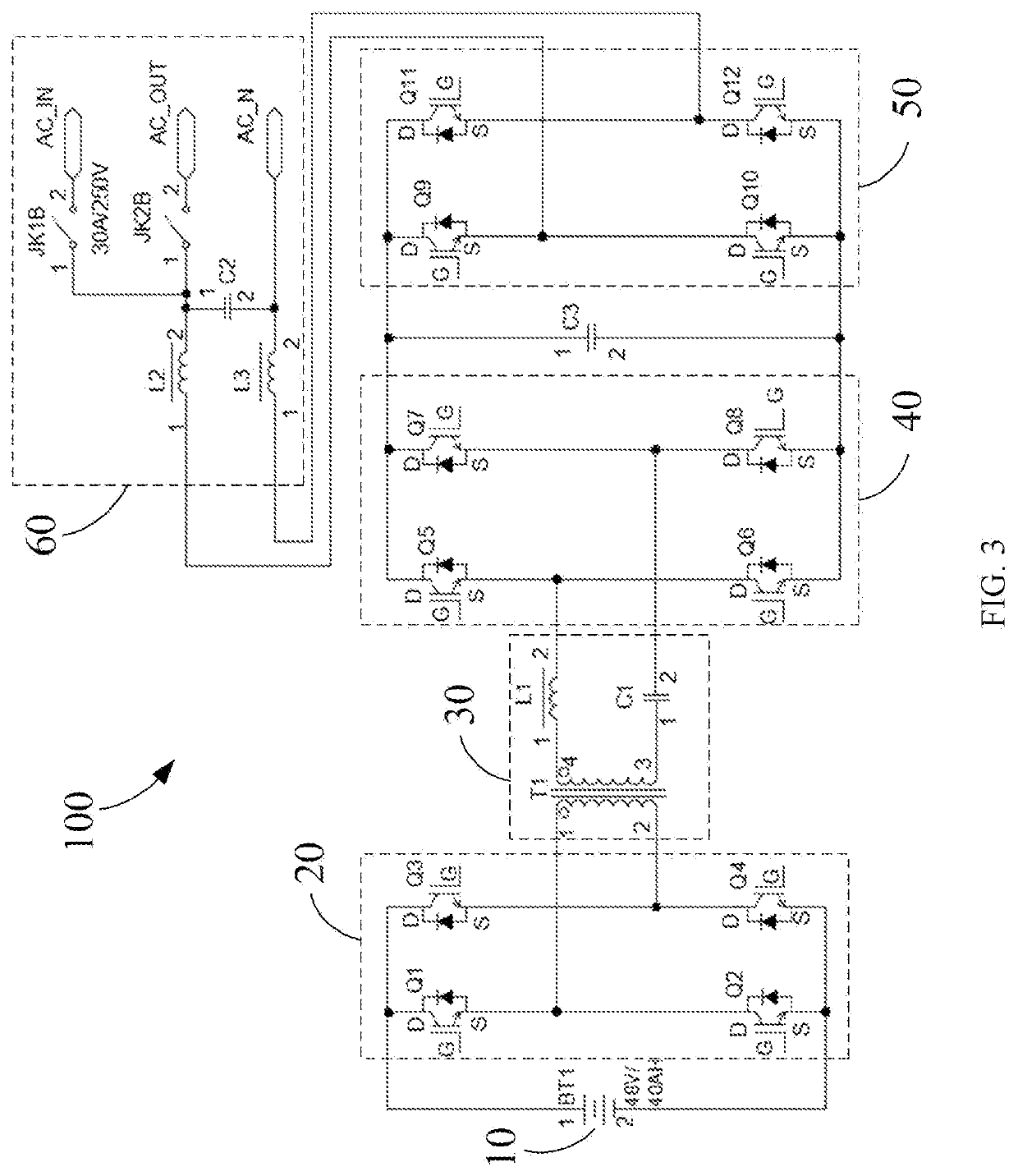 Bidirectional portable energy storage power supply without adapter