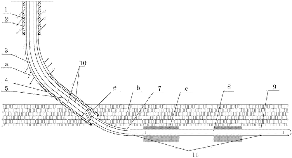 Well body structure and method for exploiting geothermal resources of dry-hot rock