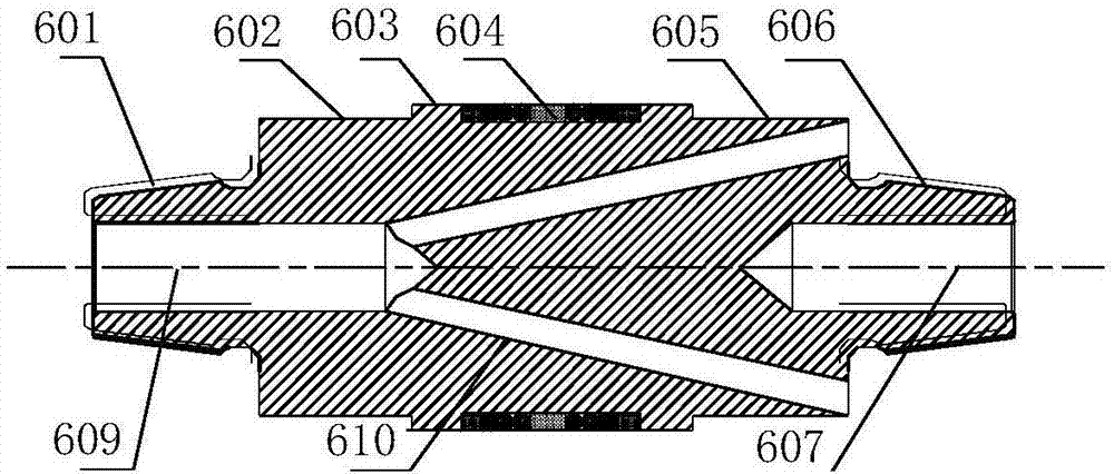 Well body structure and method for exploiting geothermal resources of dry-hot rock