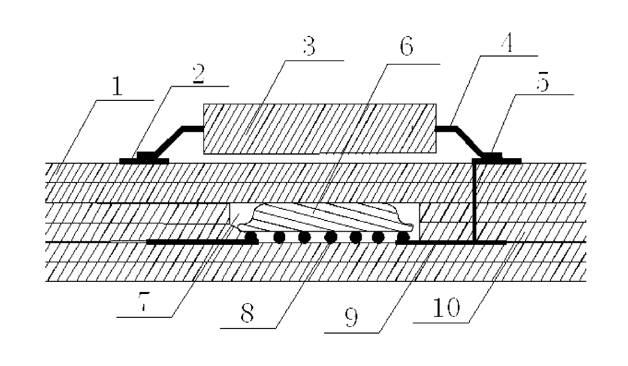 Method for manufacturing embedded electronic circuit three-dimensional assembly substrate