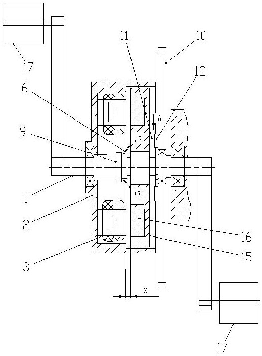 Sensorless torque power-assisted driving device of electric power-assisted bicycle