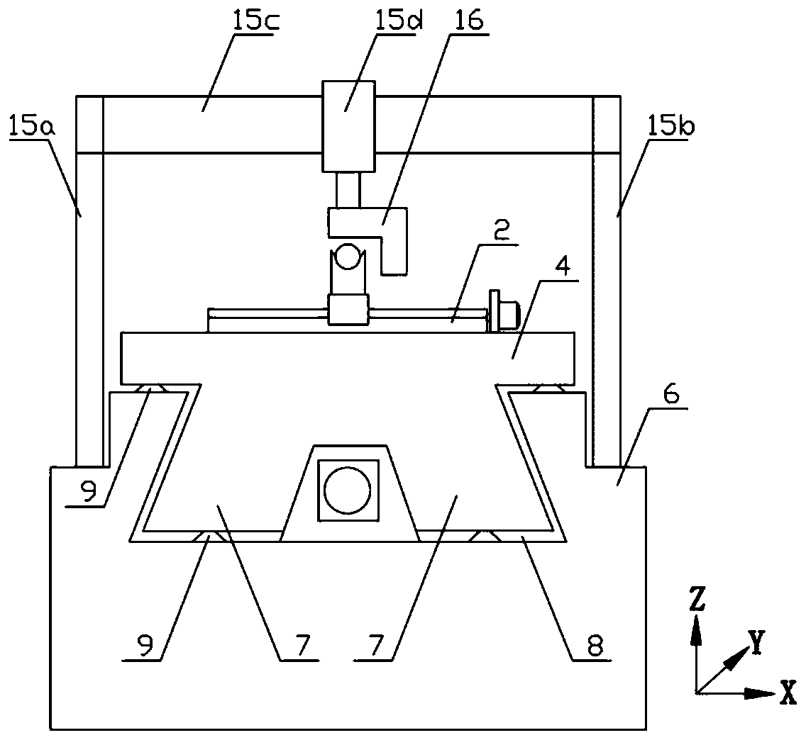 Regressive reflective ball length standard rod length measuring device and measuring method thereof