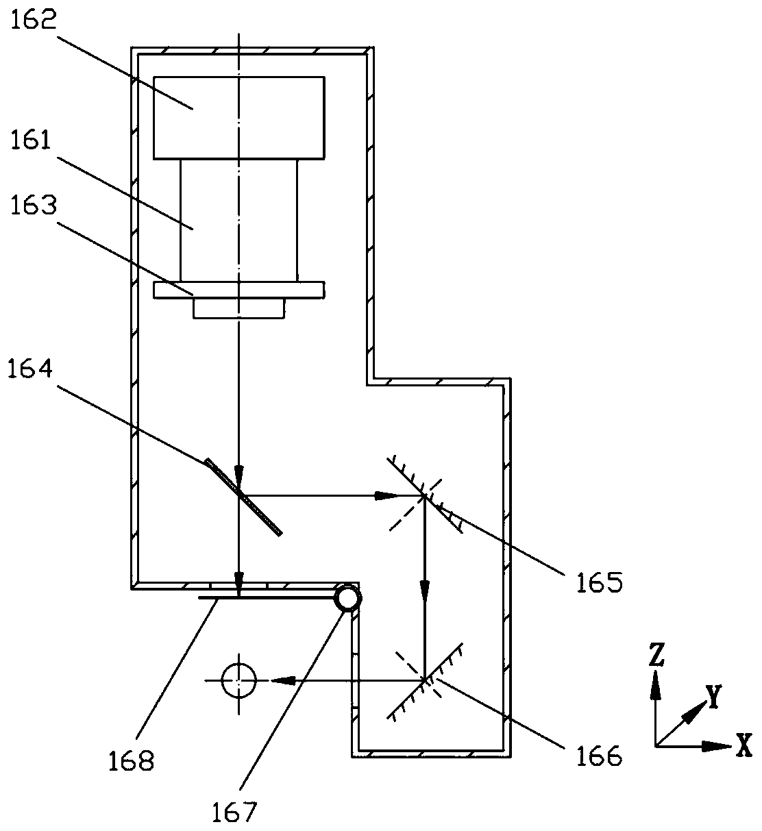 Regressive reflective ball length standard rod length measuring device and measuring method thereof