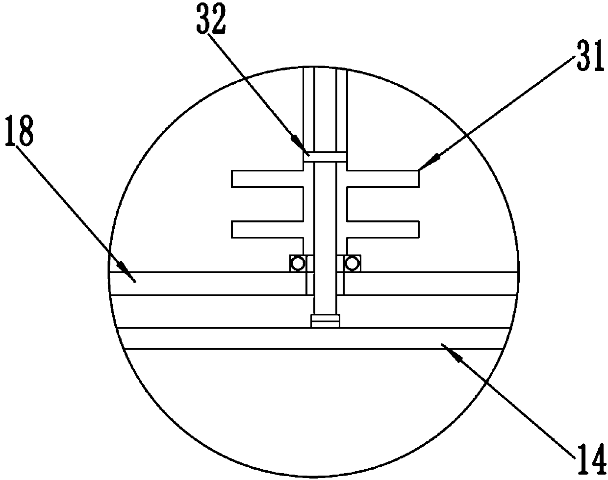 Road sweeping and dust falling device