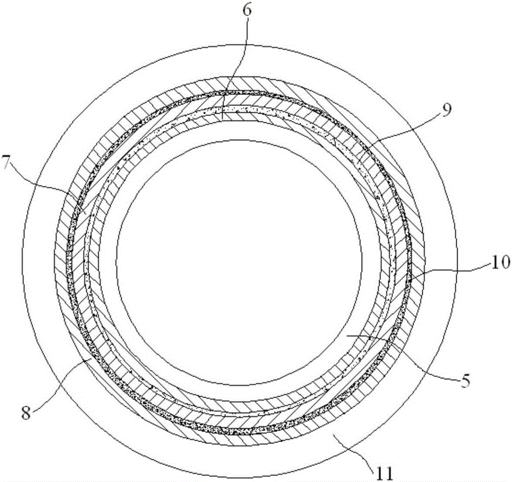 Corrosion-resistant type flame-retardant orbital digital signal cable