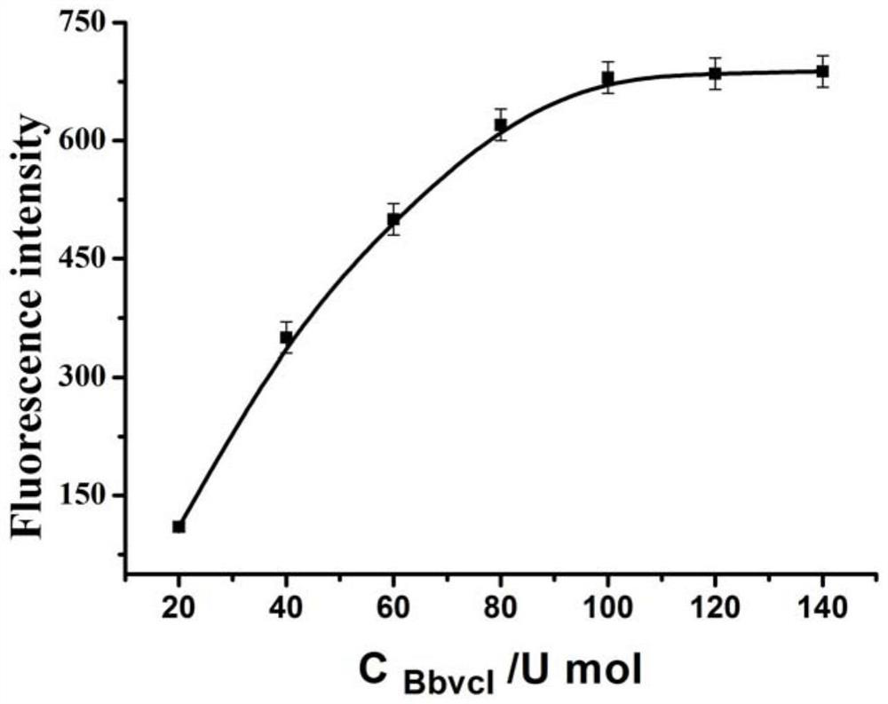 A biosensor for detecting ampicillin and its preparation method and application