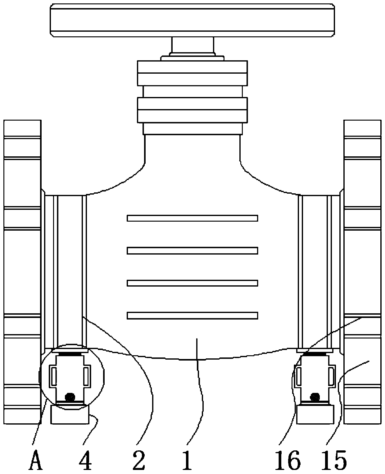 Self-cleaning type rotary valve for wellhead of oil pumping unit