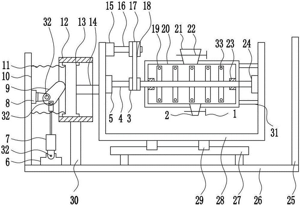 Efficient blending equipment for flocculating agents used for sewage treatment