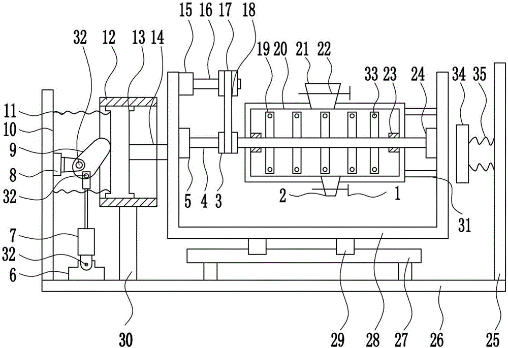 Efficient blending equipment for flocculating agents used for sewage treatment