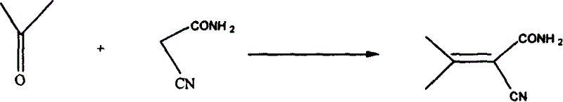 Synthesis method of 2-chloro-3-amido-4picoline from cyanoacetamide and acetone