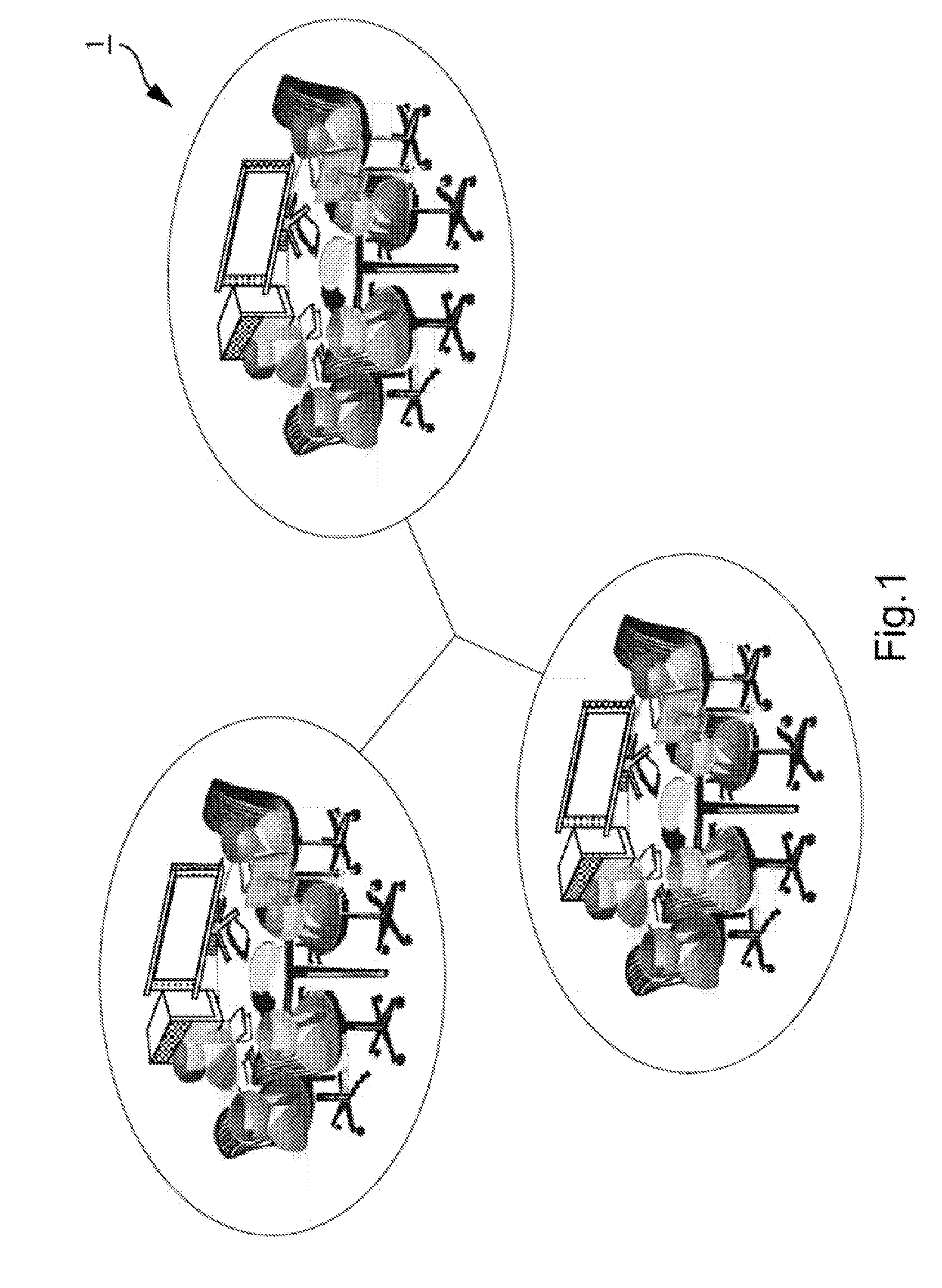 Communication method, master display device, slave display device, and communication system furnished therewith