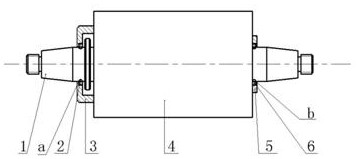 Rotating shaft seal repairing method