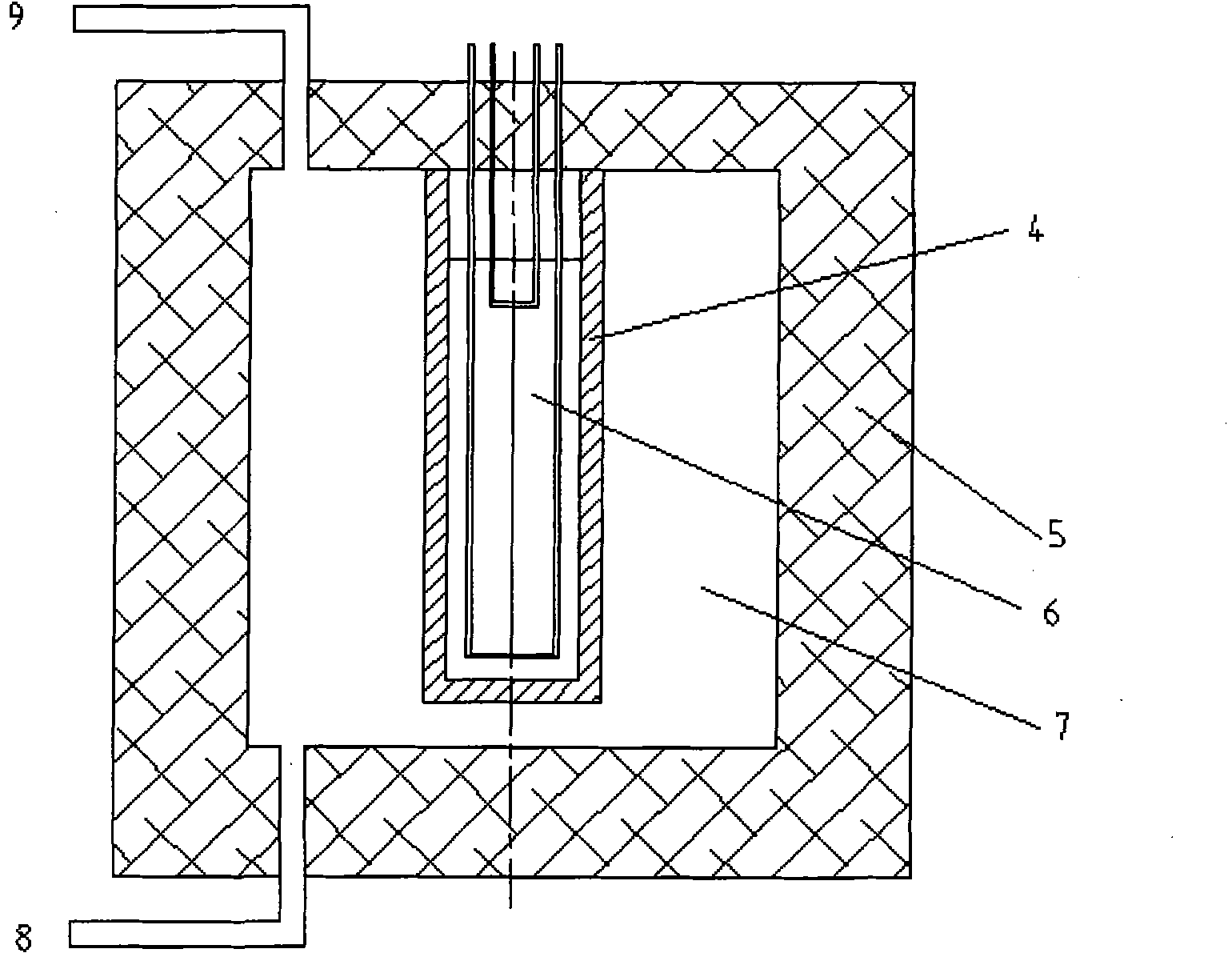 Hot wire fixing structures for transient hot wire method measurement