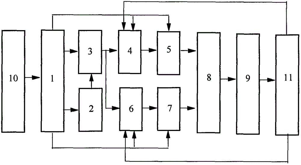 Double half-bridge injection phase-locked power combining electrodeless lamp