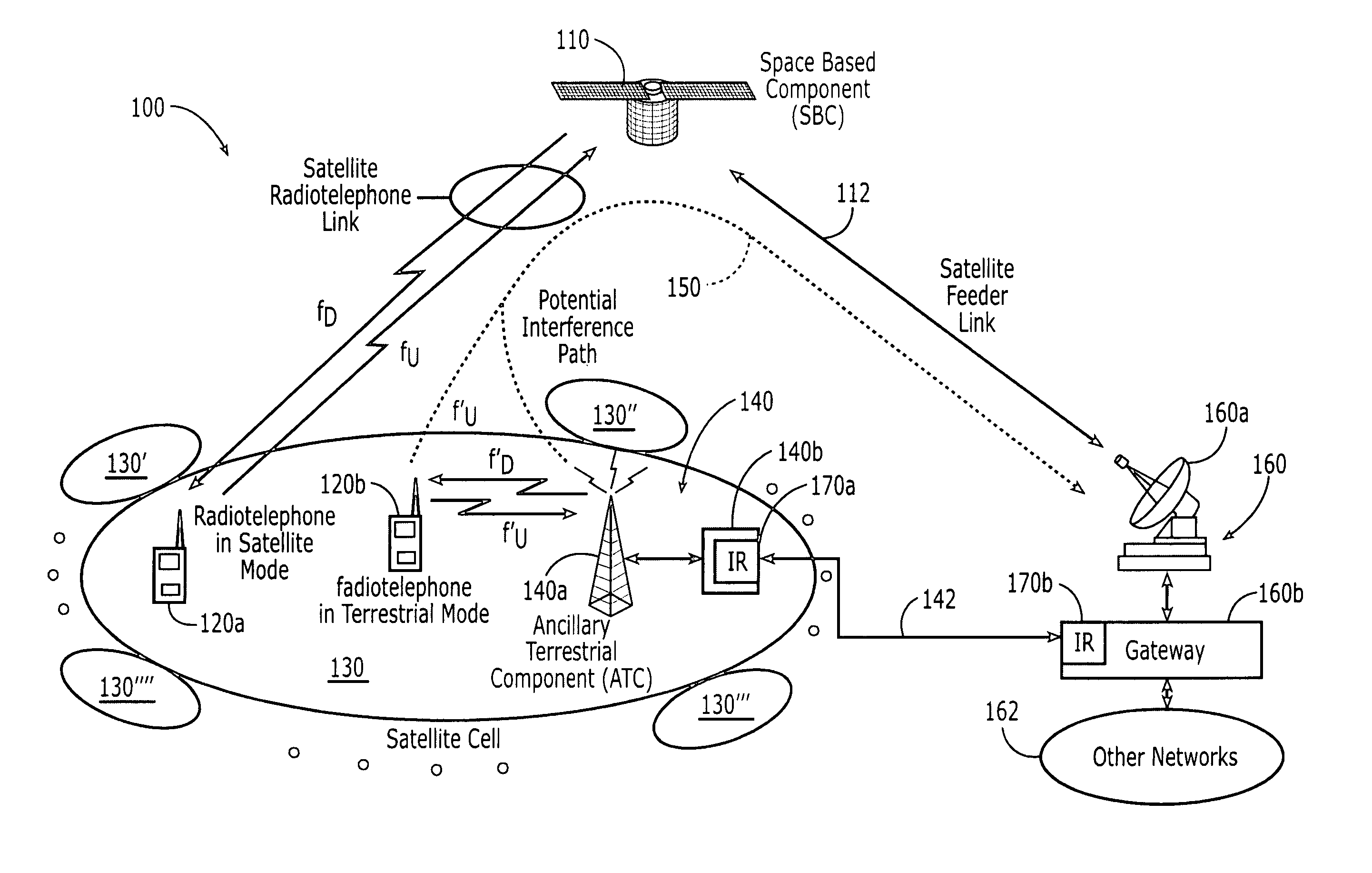 Systems and methods for monitoring selected terrestrially used satellite frequency signals to reduce potential interference