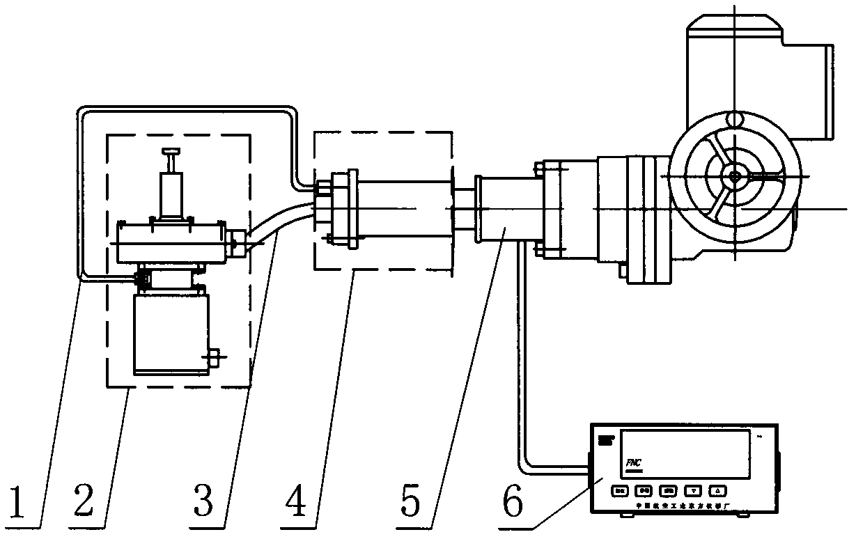 Device for opening and closing high temperature valve