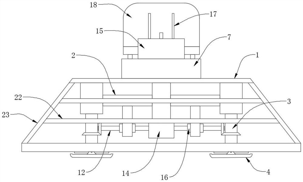 High-efficiency driving type trowelling machine