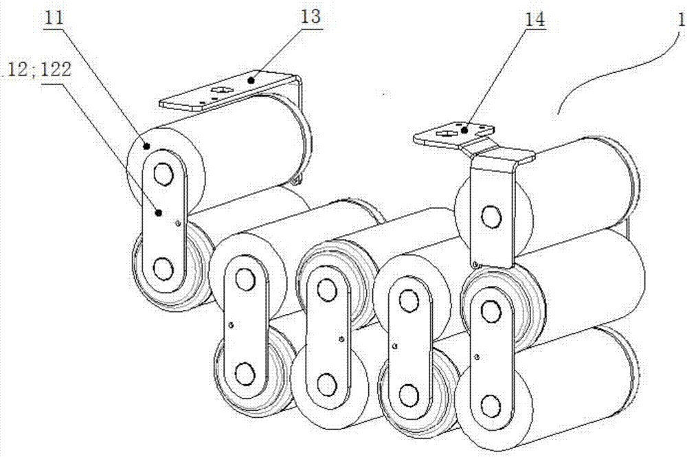 Super capacitor module for engine cold start and super capacitor core