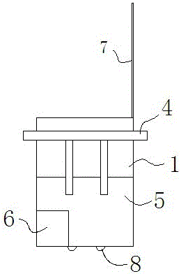 Enema trolley for nephrology