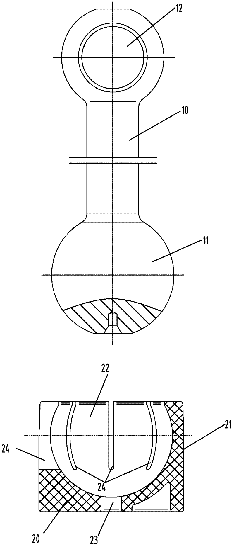 Method for machining universal joint bearing