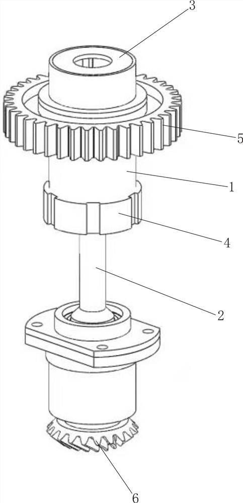 Transmission mechanism for handheld miniature tree transplanting machine