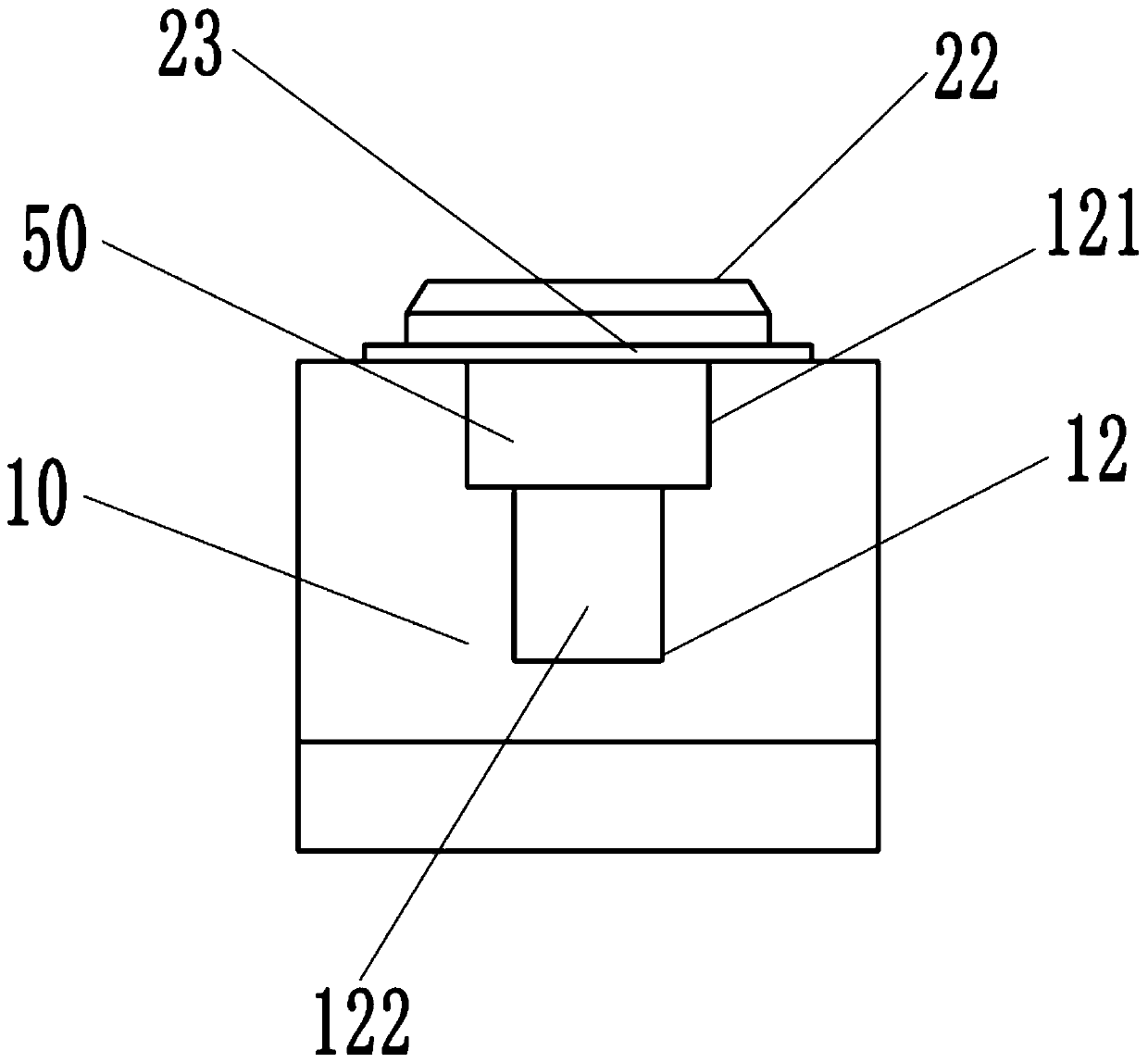 Mold core structure of micro-foaming injection mold