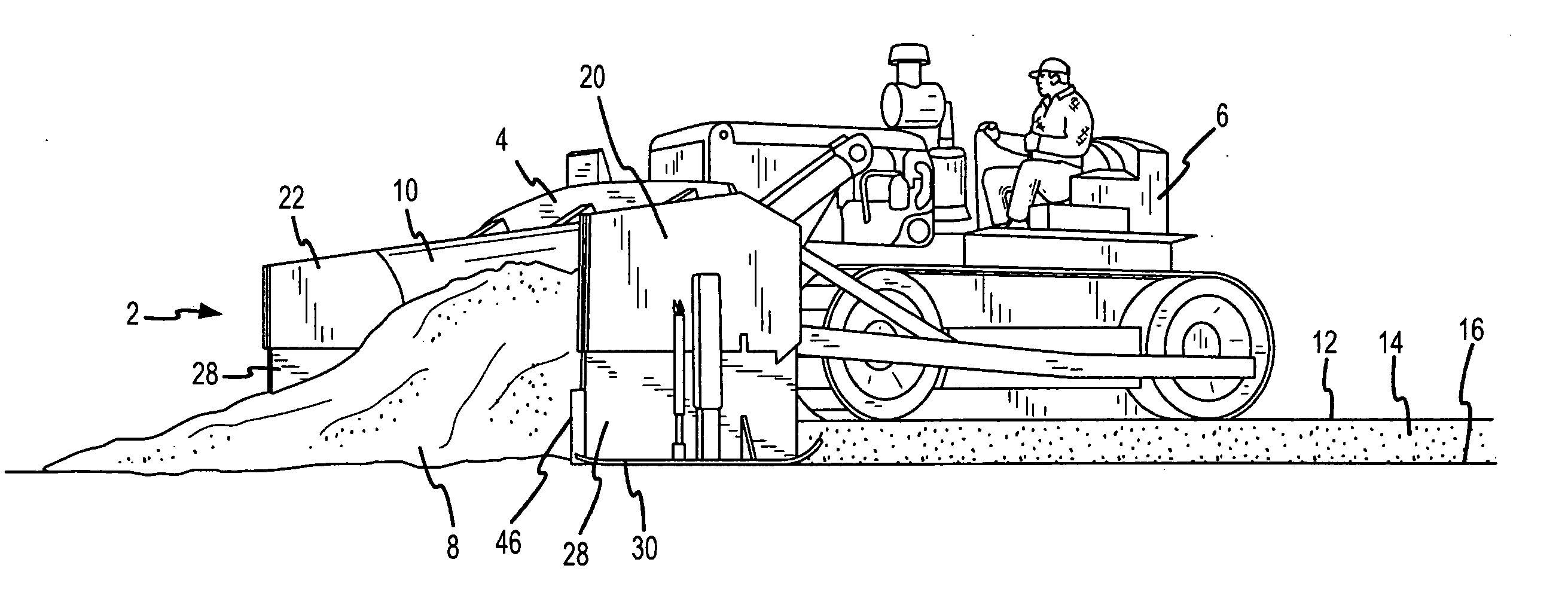 Road grader/spreader