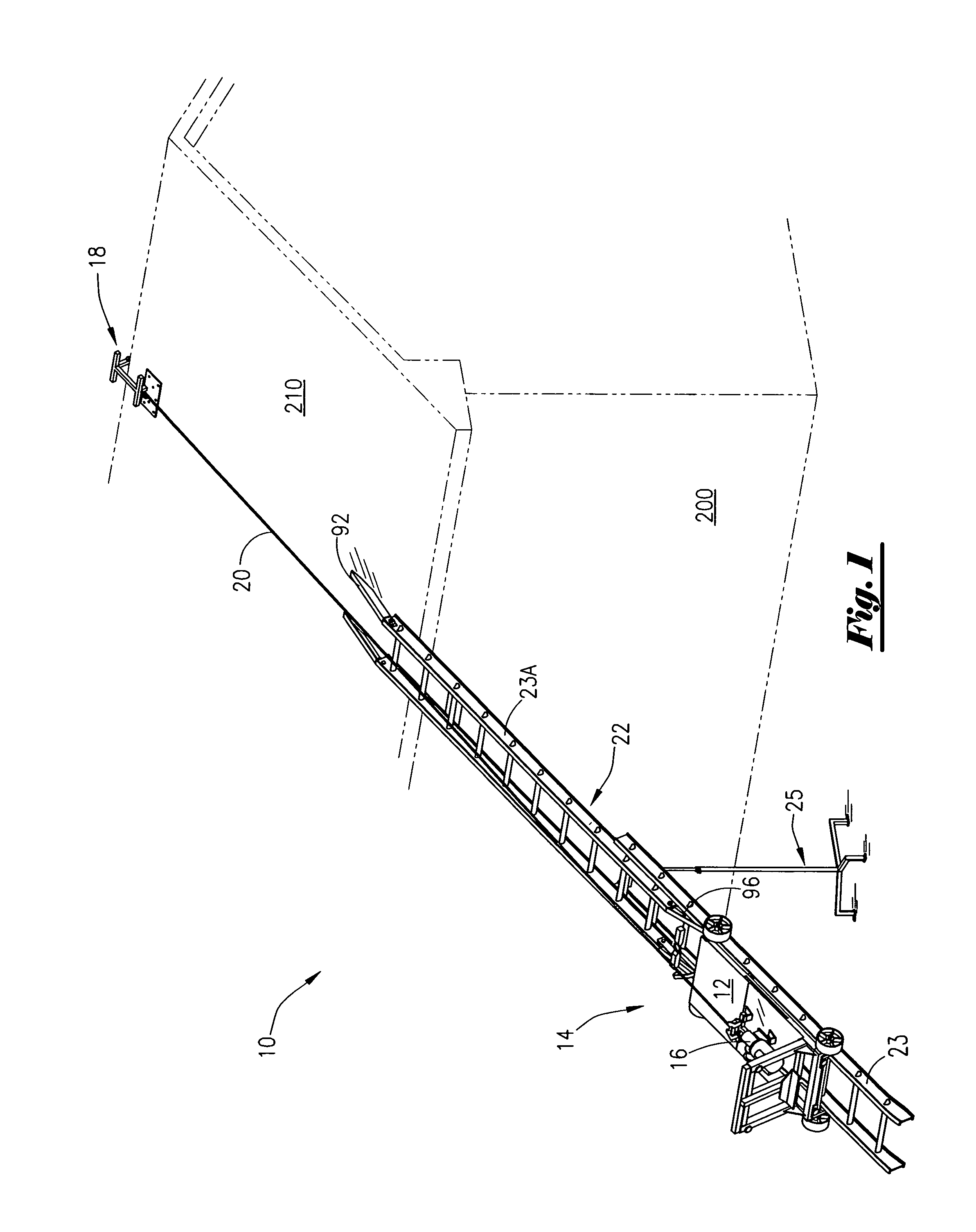 Lifting hoist assembly