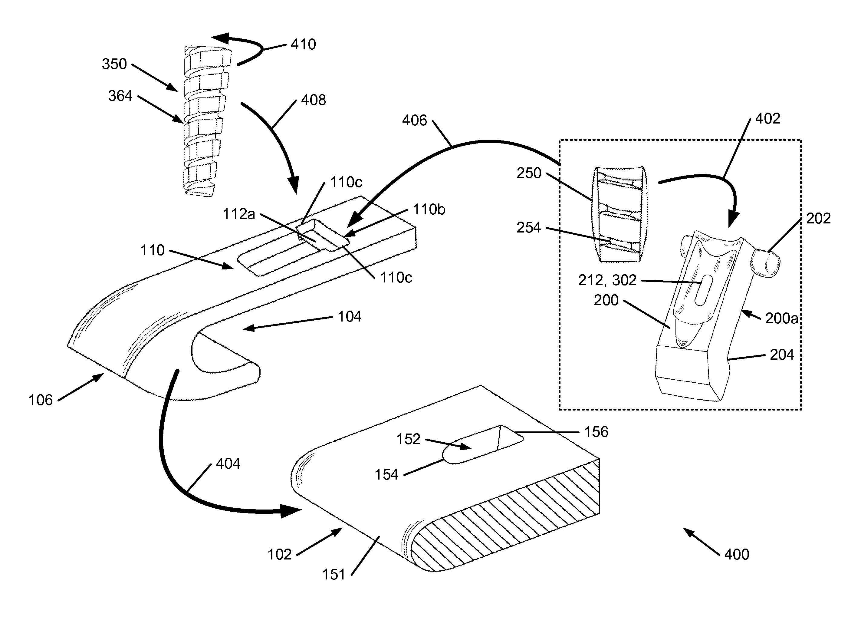 Coupling assemblies with enhanced take up