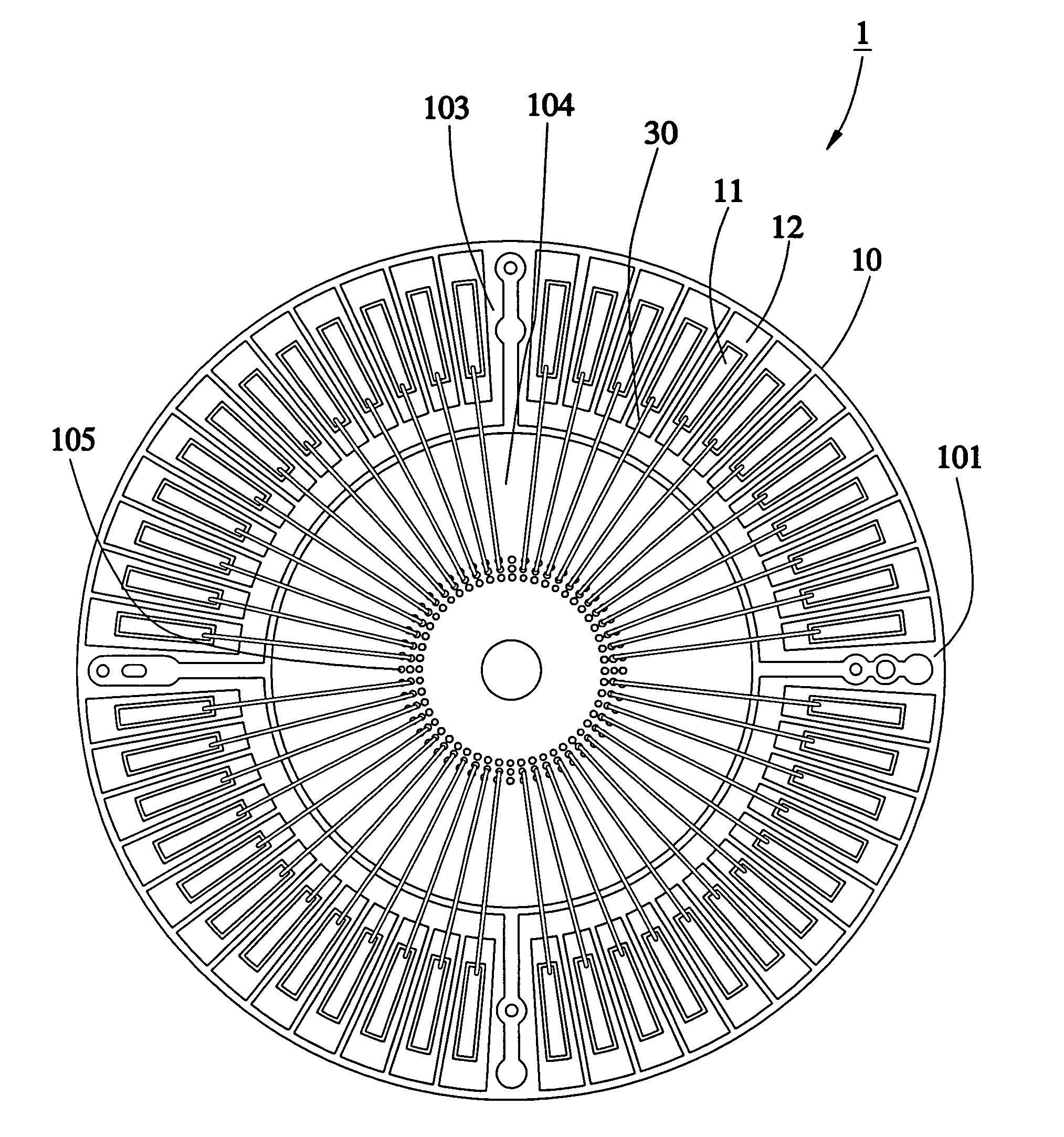 High-frequency probe card and transmission line for high-frequency probe card