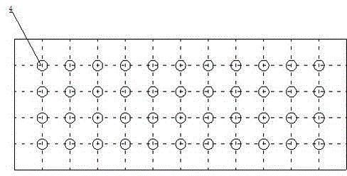 Extra-huge-volume concrete one-time continuous pouring multi-cycle real-time temperature control construction technology