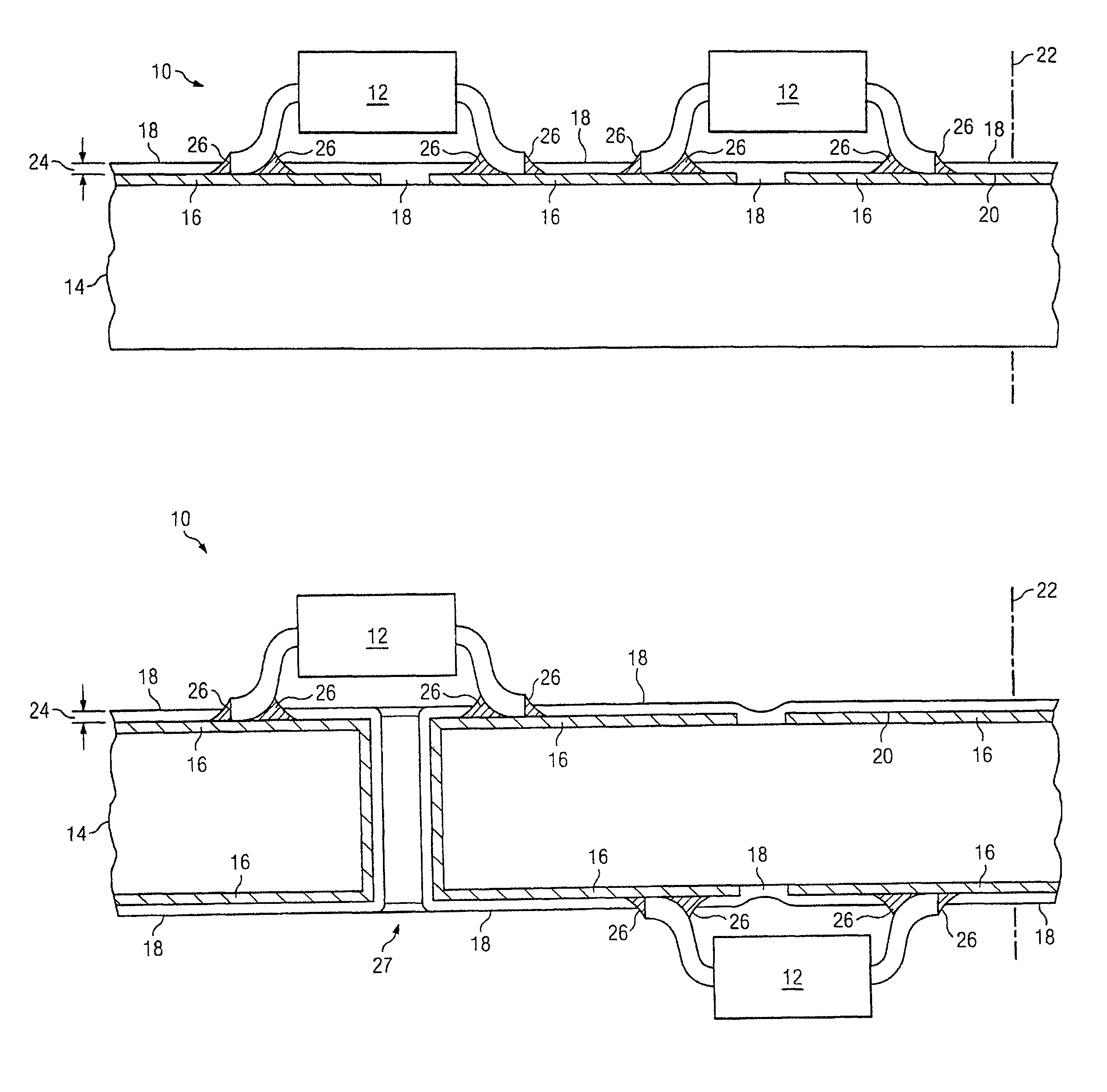 Apparatus with a multi-layer coating and method of forming the same