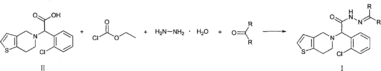 Novel preparation method of platelet aggregation inhibition compound