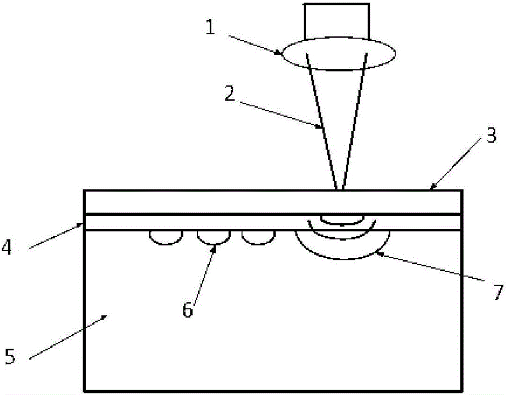 Method for conducting laser shock micro-shaping on titanium alloy artificial acetabular cup