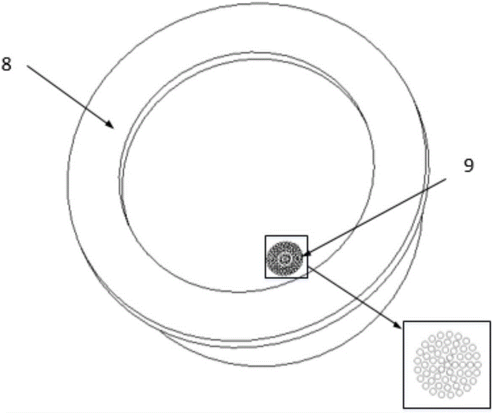 Method for conducting laser shock micro-shaping on titanium alloy artificial acetabular cup