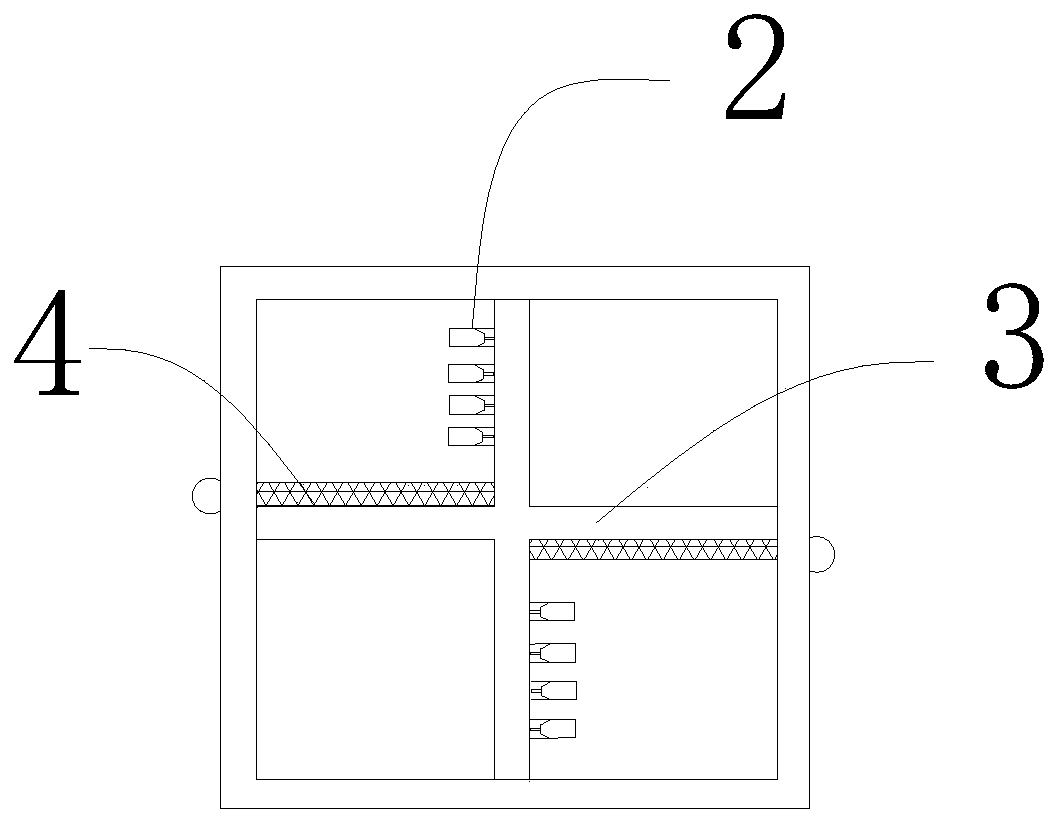 Environment-friendly bamboo rat breeding device specific to breeding dead angle cleaning of bamboo rats